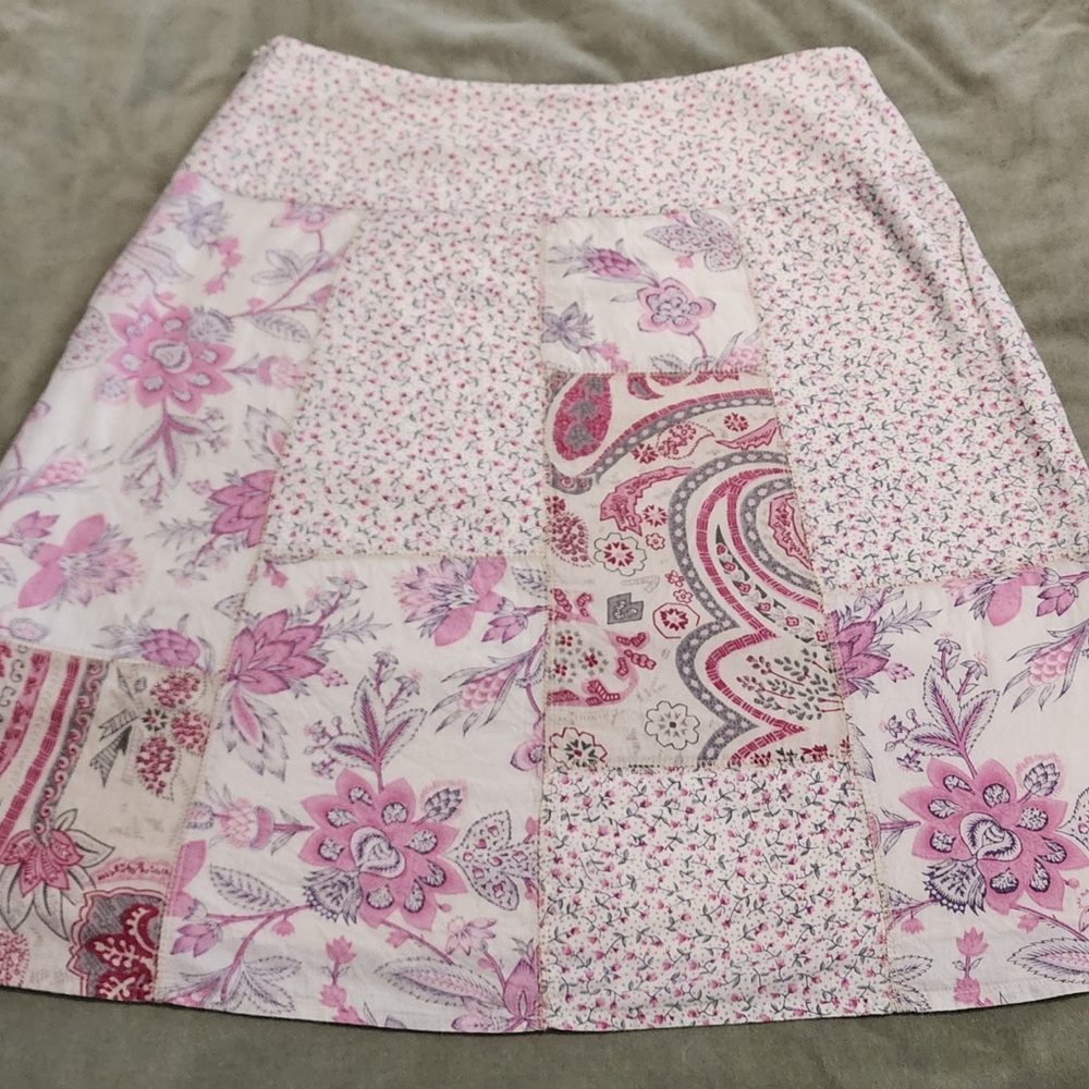 Carabian Joe Floral Patchwork Skirt